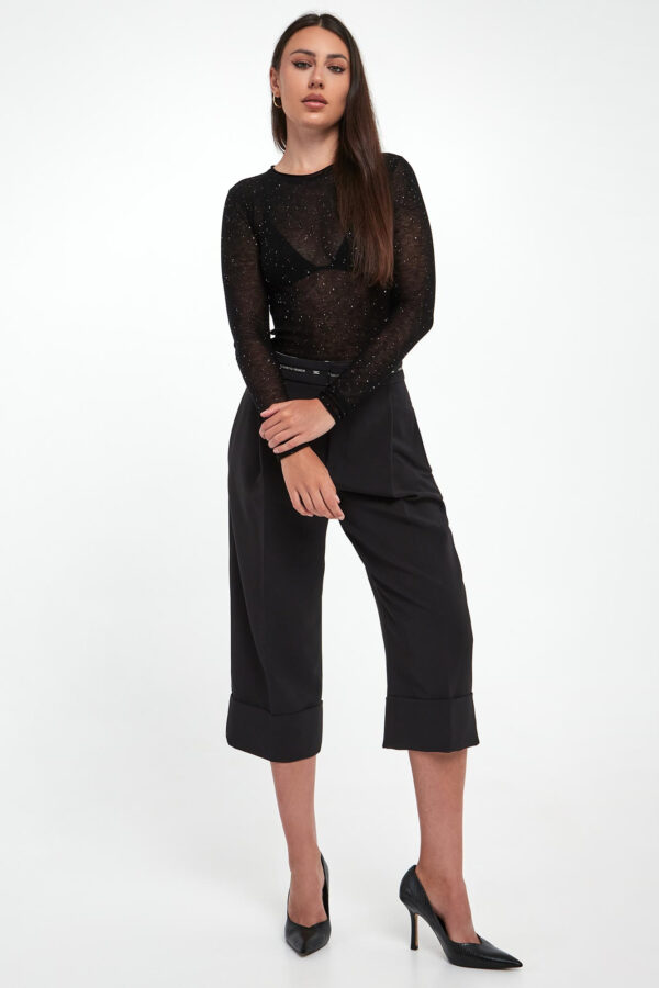 Longsleeve damski wełniany Pico PINKO