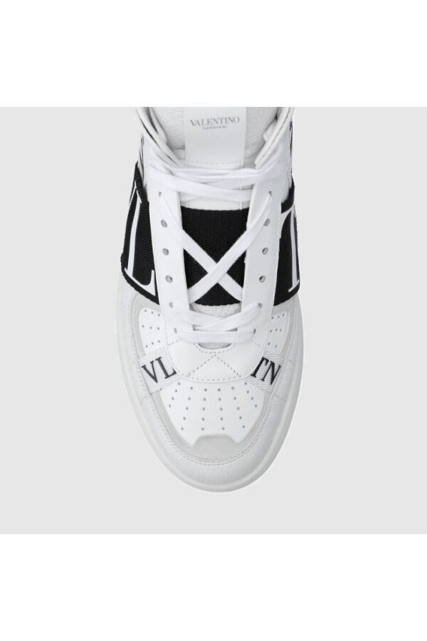 VALENTINO GARAVANI Białe buty męskie za kostkę