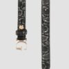 GUESS Czarny damski pasek z printem węża Adj Belt H30