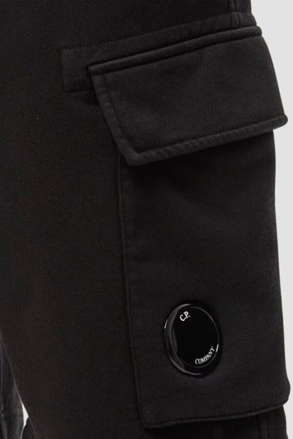 C.P. COMPANY Czarne spodenki męskie Bermudy-Cargo
