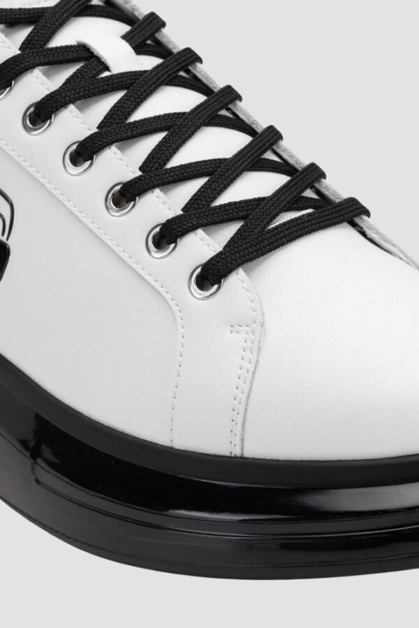 KARL LAGERFELD Białe sneakersy męskie KAPRI KUSHION Outline NFT