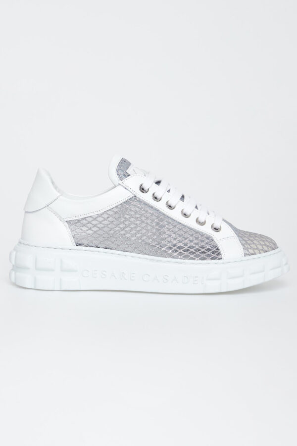 4bbdfda0610478c191778f56798f74b89b6dc305 Sneakersy damskie skórzane CESARE CASADEI