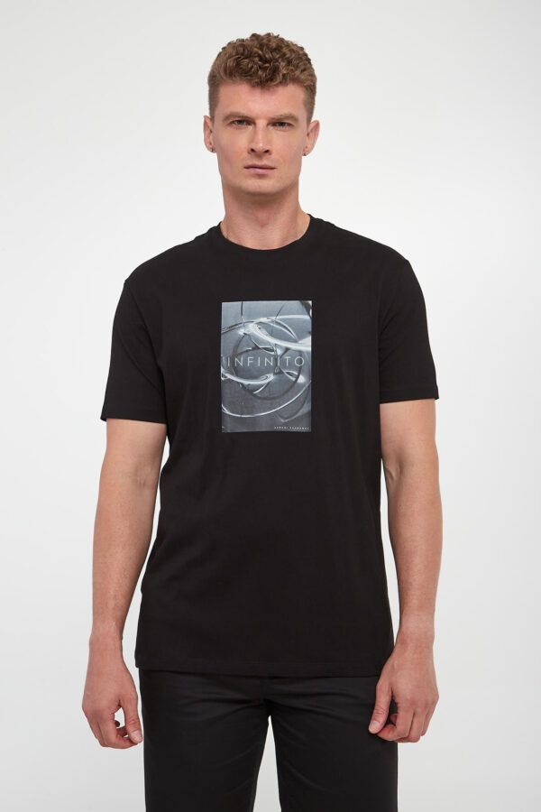 T-shirt męski z logo ARMANI EXCHANGE