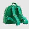 4c4ed58273a9d196f072c5ca90214f63a27f37f6 VALENTINO Tłoczony zielony plecak z logo sunny re backpack