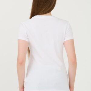 GUESS Biały damski t-shirt Sangallo Tee