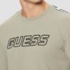 GUESS Zielony t-shirt męski Arlo