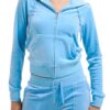 JUICY COUTURE Błękitna damska bluza Robertson Hoodie