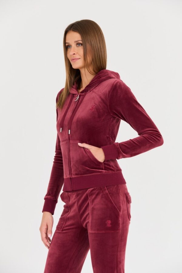 JUICY COUTURE Bordowa damska bluza Robertson Hoodie