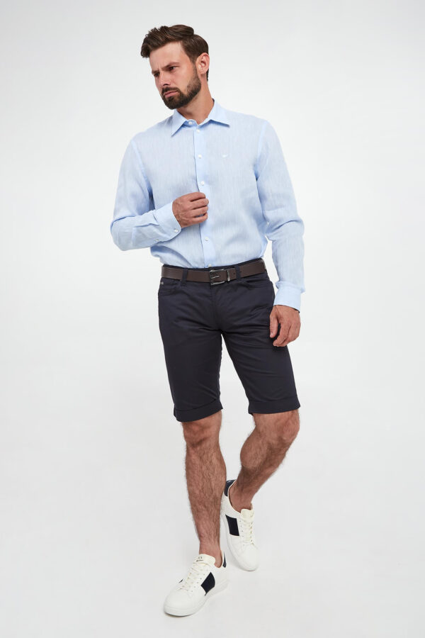 4fb960f7b180160e6e4113bb206af4a611d89b55 Koszula męska lniana EMPORIO ARMANI