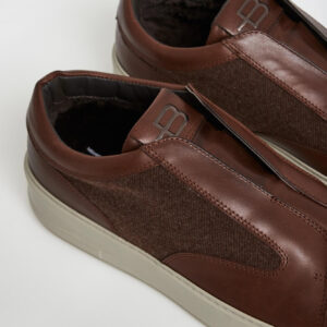 Sneakersy męskie skórzane BALDININI