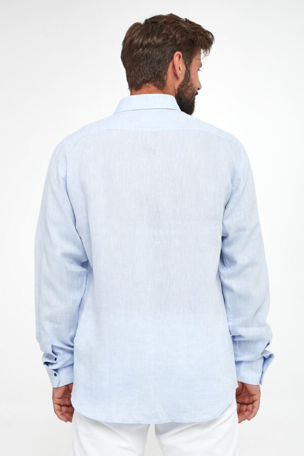 50b3ec9d8571f62b753d70c9e475b90e786332f9 Koszula męska lniana KARL LAGERFELD