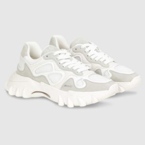 50f3a6b765ddab5b3a22acd9642d937333c7bdb6 BALMAIN Sneakersy skórzane męskie białe B-East