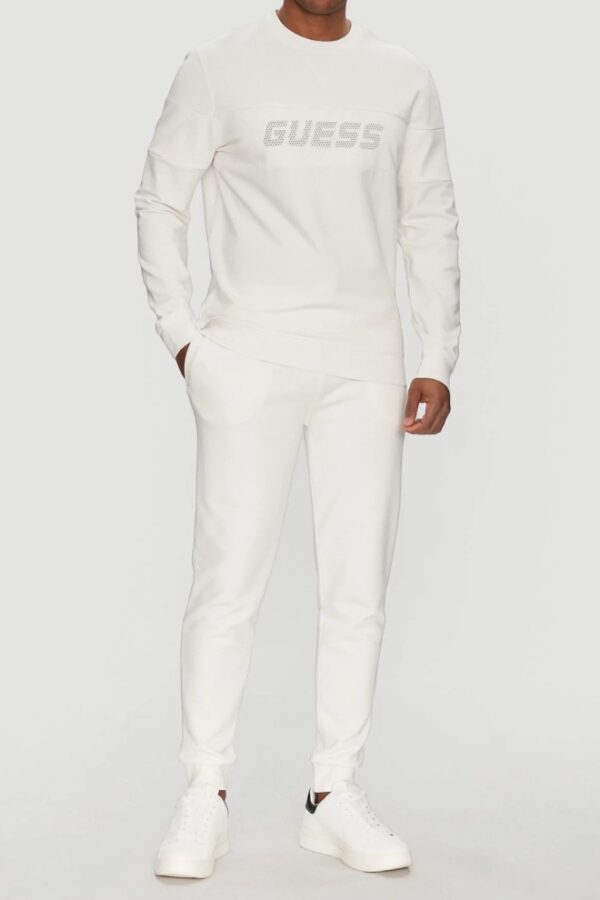 GUESS Białe spodnie męskie Aldwin