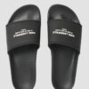 KARL LAGERFELD Czarne męskie klapki KONDO RSG Logo