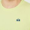 LA MARTINA Żółty męski t-shirt z małym logo