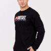 DIESEL Czarny longsleeve męski T-BOXT-LS-DIV