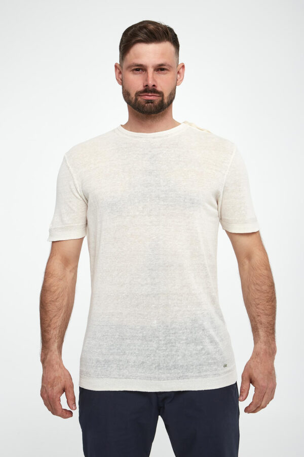 51d0356097d68487bbd2c8f8f237fa8631b8e415 T-shirt męski lniany LIU JO