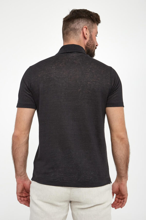 Polo męskie lniane PAUL&SHARK