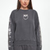 51fec7c440eda641bb7a449b3ba0fa1d6da47e74 Bluza damska crewneck z logo Mindelo PINKO