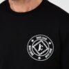 JUST CAVALLI Czarny męski t-shirt Fiche