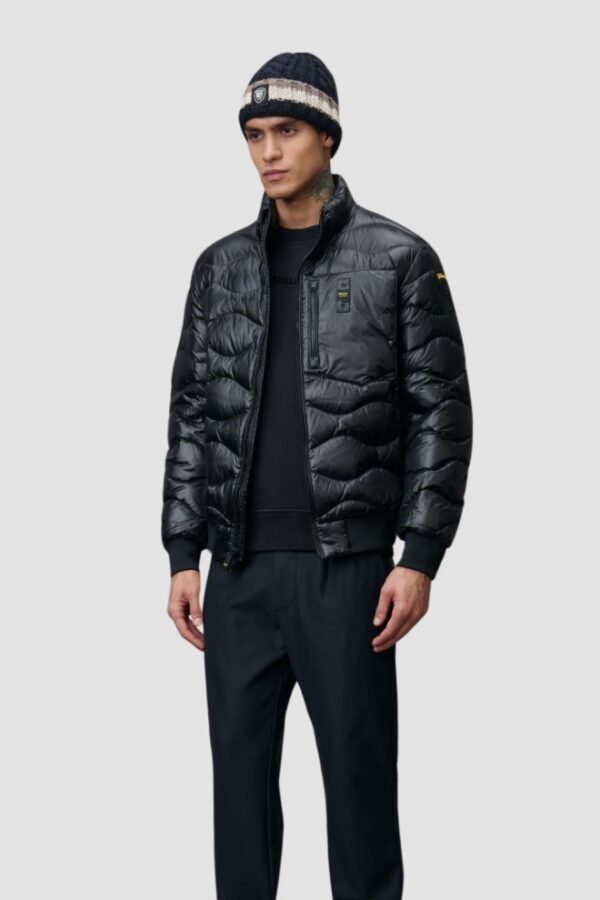 BLAUER Czarna kurtka męska Daniel Short Jackets