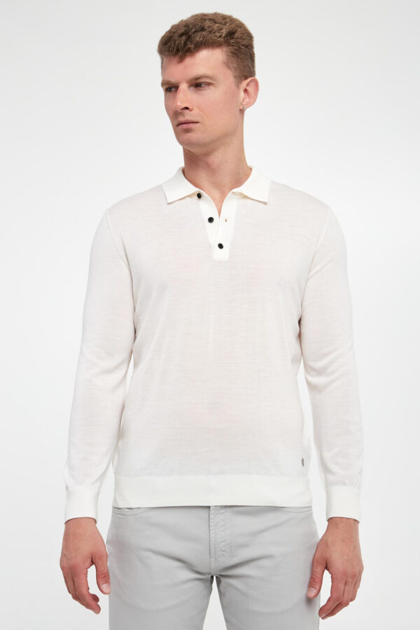 Sweter męski z wełny merino LIU JO