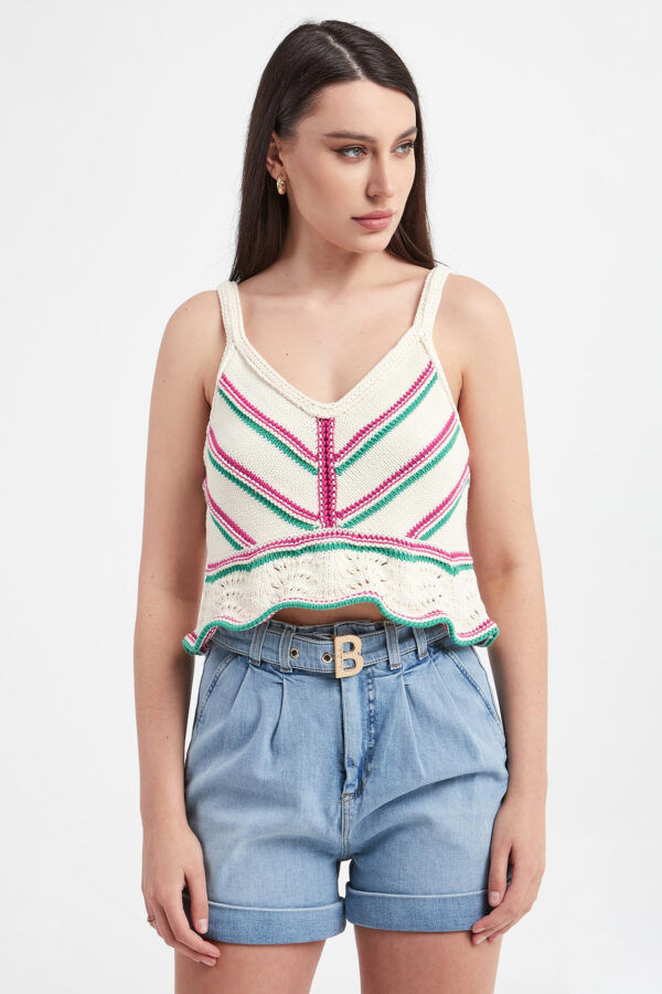 Top damski szydełkowy Helois BA&SH