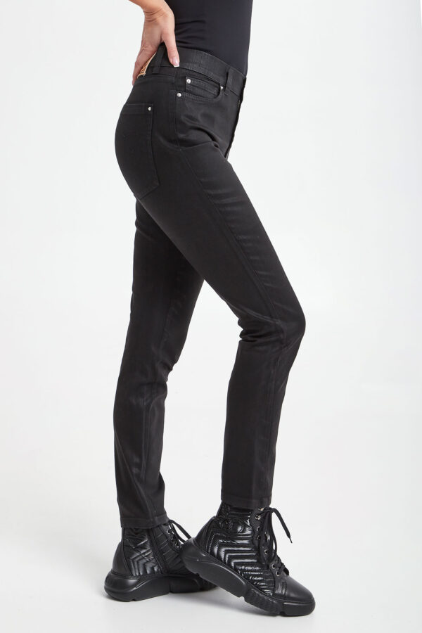 Jeansy damskie woskowane Slogan MARELLA SPORT