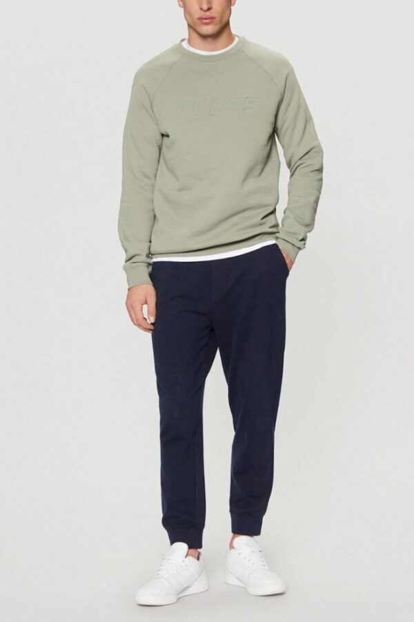 GUESS Zielona bluza męska New Aldwin