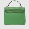 VALENTINO Mały zielony kuferek z logo carrie satche