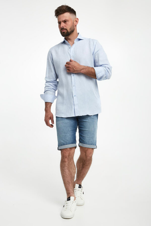 Koszula męska lniana KARL LAGERFELD