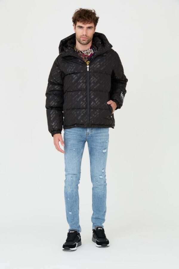 JUST CAVALLI Niebieskie męskie jeansy Super Slim Chain