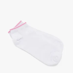 Skarpetki z różową lamówką