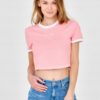 GUESS Różowy damski crop top