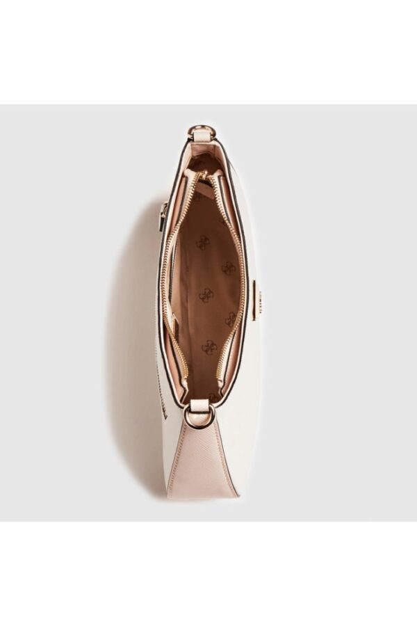 GUESS Biała torebka na ramię z portfelikie