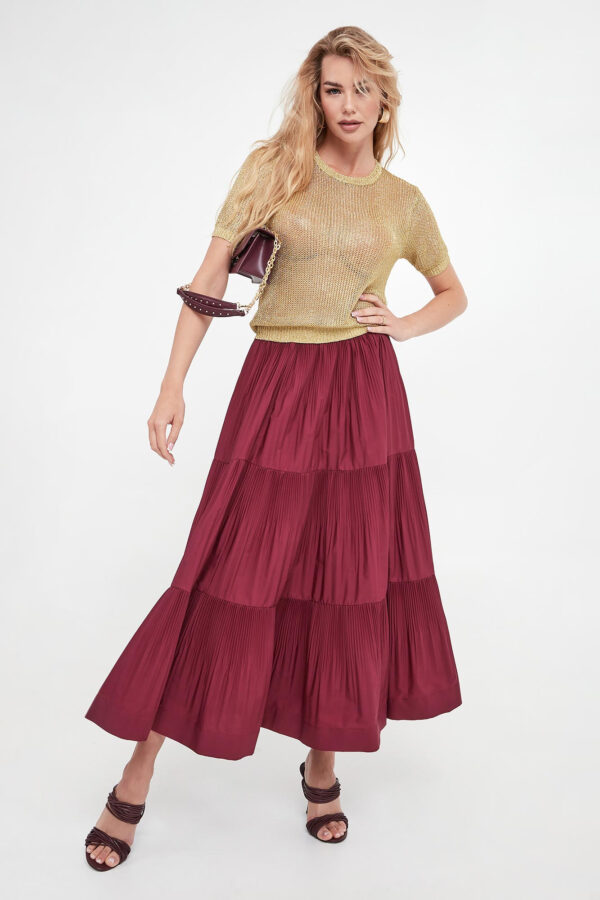 Sweter damski z siatki PATRIZIA PEPE