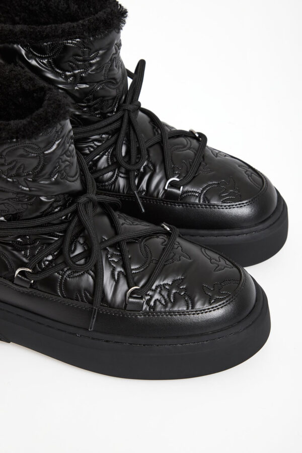 565e4326be09cd6c5b8dedce5a759155a6ec6bf0 Śniegowce damskie skórzane Yoko 19 PINKO