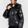 56895f3084b04dbe9a908505e61ed678559726e1 KARL LAGERFELD Czarna damska kurtka Hooded Down Jacket