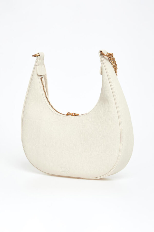 56a15b610dd5adb3fe6192daa4a9423e5809fc3e Torebka damska skórzana Brioche Hobo Classic PINKO