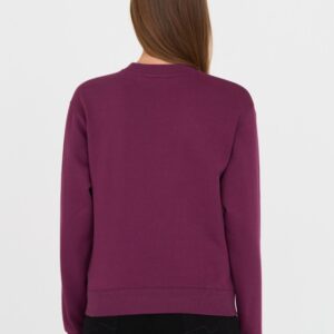 GUESS Bordowa damska bluza z cyrkoniami