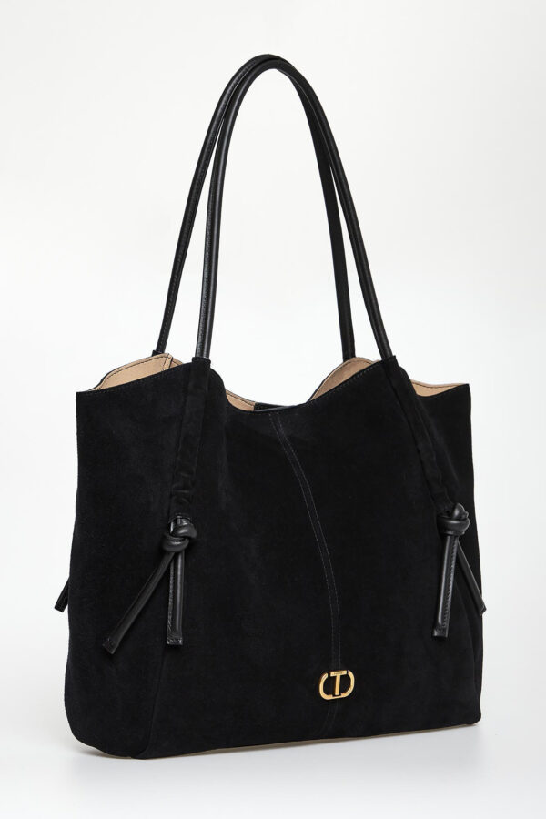 574a861b7d057ac11050a77bc506ef47e1bc840c Torebka damska zamszowy shopper TWINSET