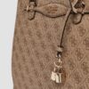 GUESS Brązowa shopperka damska Katya Multi