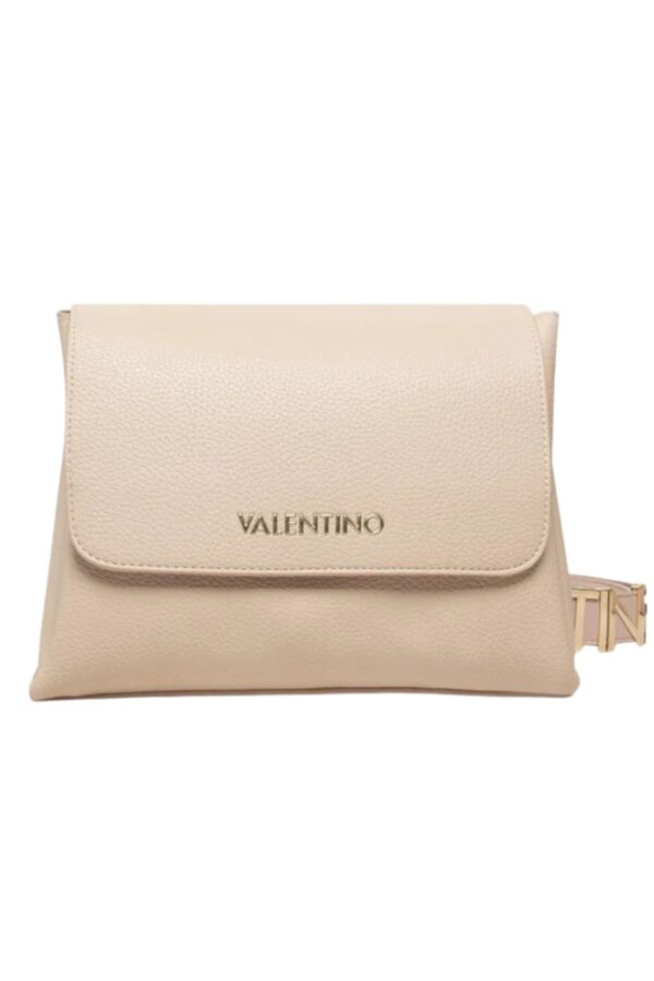 VALENTINO Duża beżowa torebka Alexia