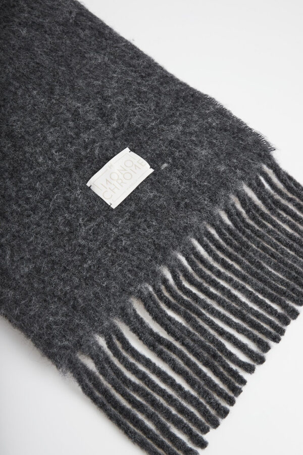 Szal damski z alpaki MARELLA MONOCHROME