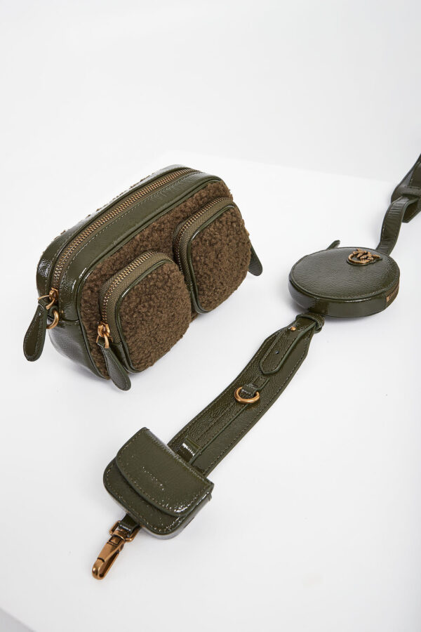 Torebka damska futerkowa PINKO