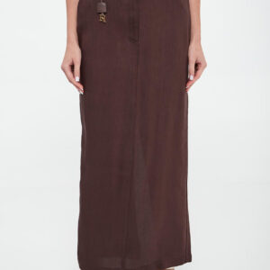 Spódnica maxi lniana ELISABETTA FRANCHI