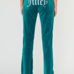 58ee62c2abca06d6374d051d1557ed26dfca9945 JUICY COUTURE Turkusowe damskie spodnie Tina