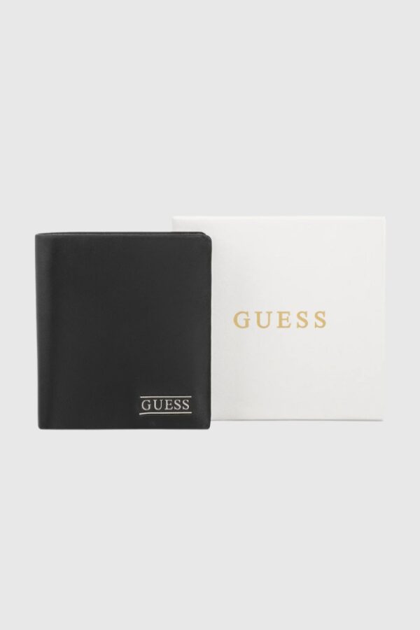 GUESS Czarny portfel męski Torino Bifold