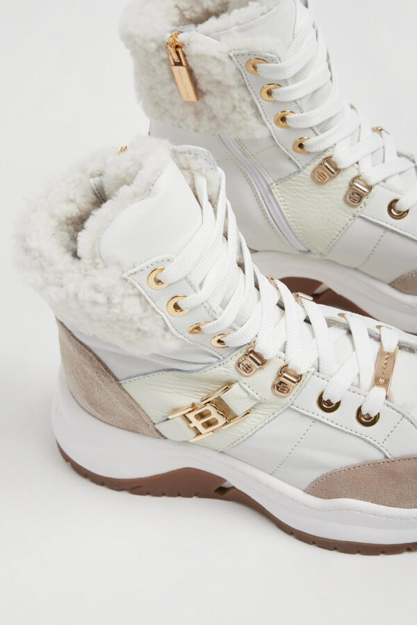 5962368758bd8304b4c289d116f82aa438860815 Sneakersy wysokie damskie ocieplane BALDININI