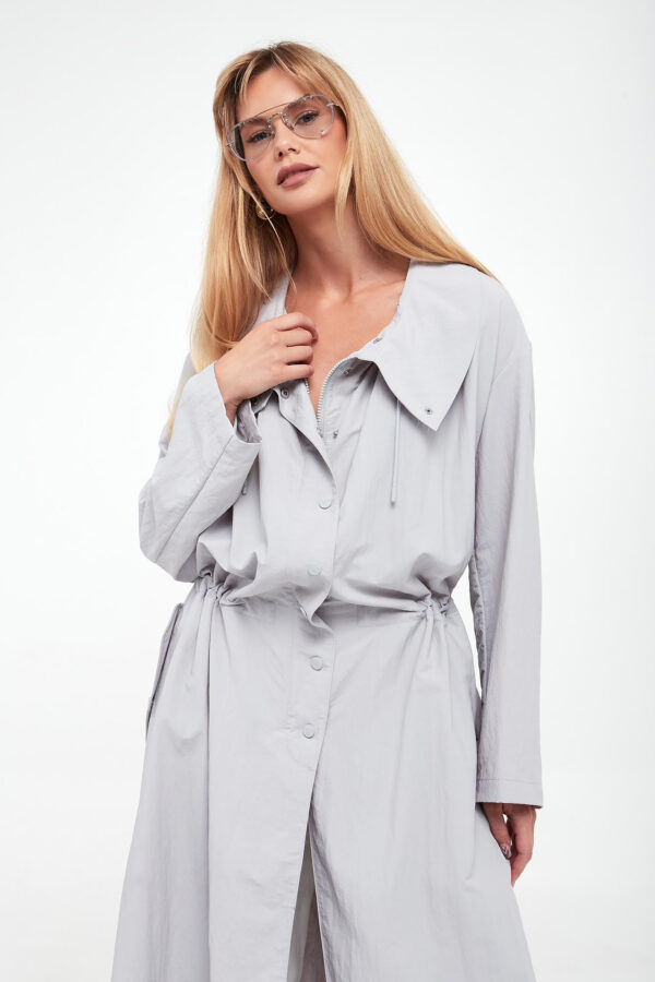 59d7e250eb96f397afa9a14eeda2636921604856 Trencz damski EMPORIO ARMANI